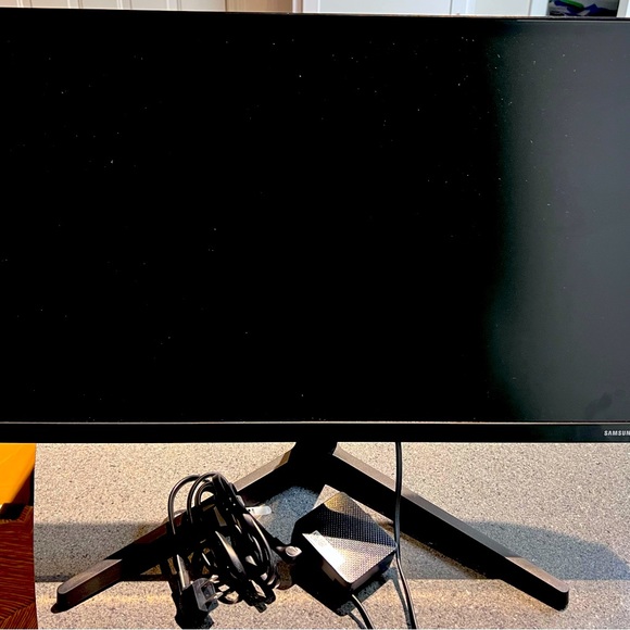 Samsung - T350 Series 24" IPS LED FHD, FreeSync (HDMI, VGA) - Dark Blue Gray - Picture 1 of 5